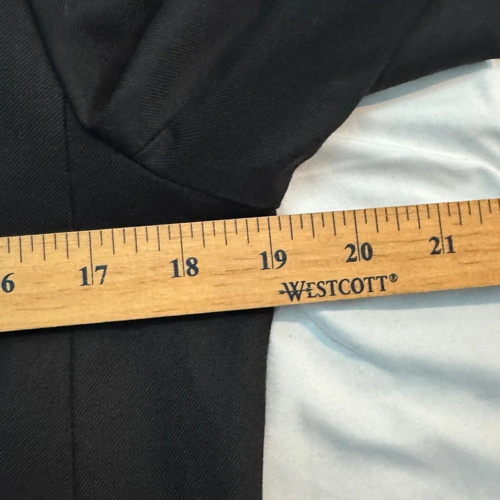 NWOT J. Crew Black Wool Women’s Blazer Suit Jacket, Minimalist Office Chic - Picture 7 of 10